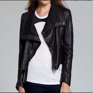 DOMA Genuine Leather Moto Jacket